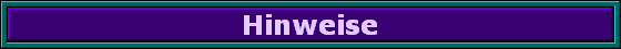 Hinweise